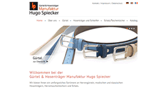 Desktop Screenshot of hugo-spiecker.de